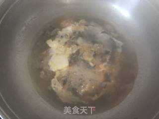 Tomato and Egg Soup with Fungus recipe
