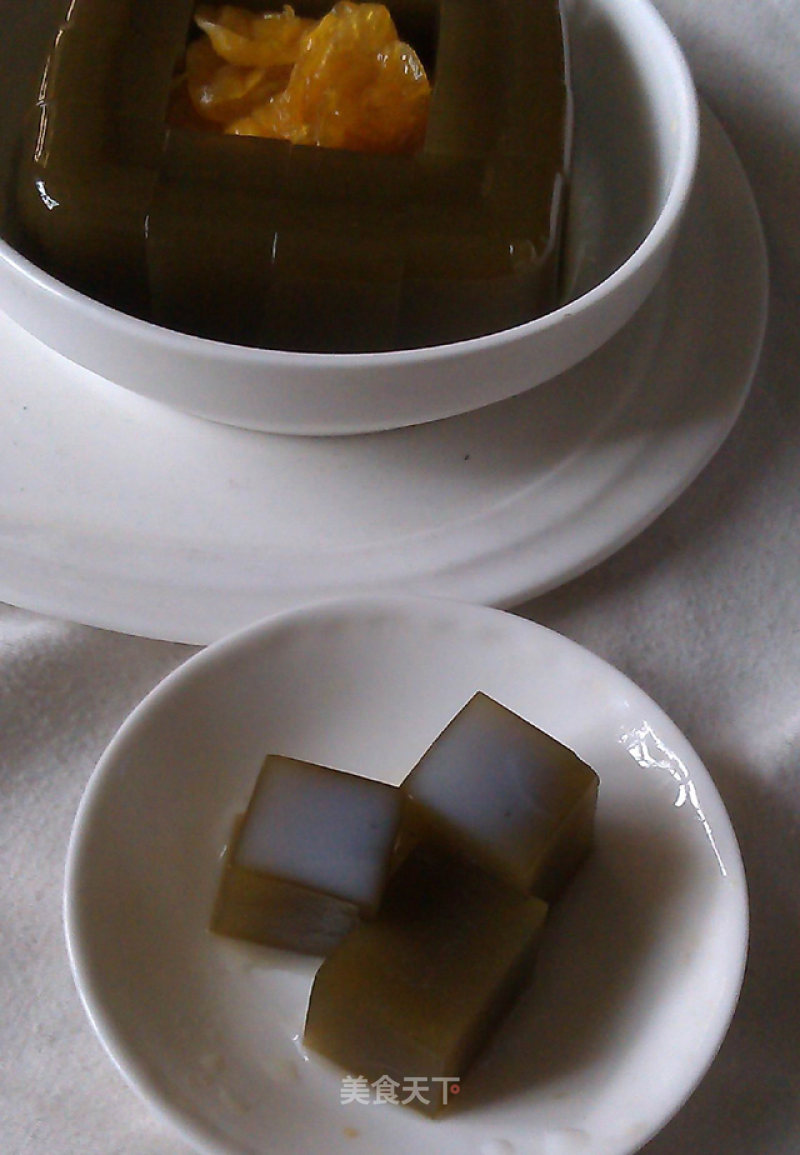 That Touch of Spring-fresh Matcha Jelly recipe