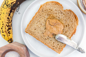 Banana Mashed Peanut Butter Sandwich (my Appetite Stabilizer) | Health·three Meals recipe