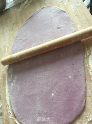 Knife Cut Purple Sweet Potato Hanami recipe