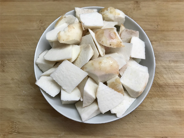 Congee with Taro and Vegetables recipe