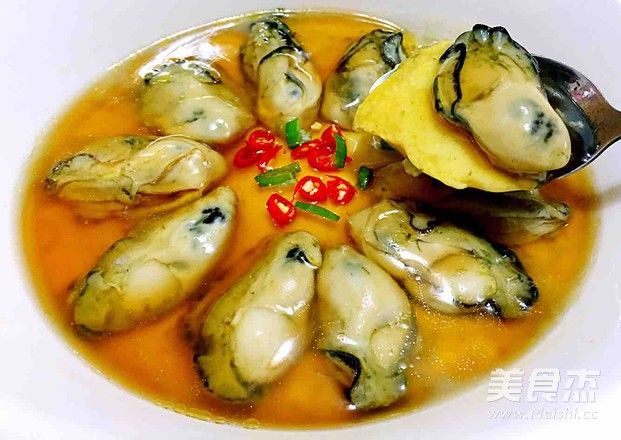 Oyster Steamed Custard recipe