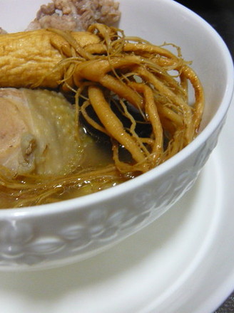 Stewed Chicken with Ginseng Pork Ribs recipe