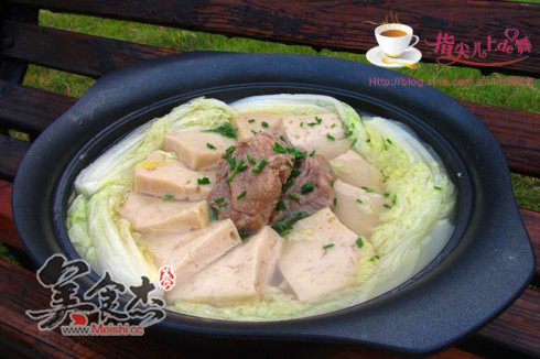 Cabbage Tofu Pork Rib Soup recipe