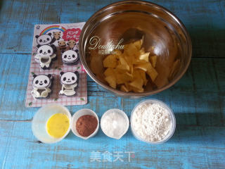 #四session Baking Contest and is Love to Eat Festival# Cute Little Panda Biscuits recipe