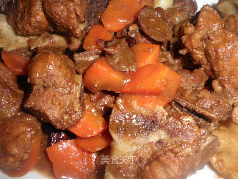 Braised Pork Ribs with Carrots