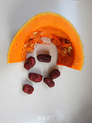 [winter Health Vegetables] Beauty and Health Classic Dishes—steamed Pumpkin with Red Dates recipe
