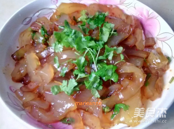 Hot and Sour Mung Bean Jelly recipe