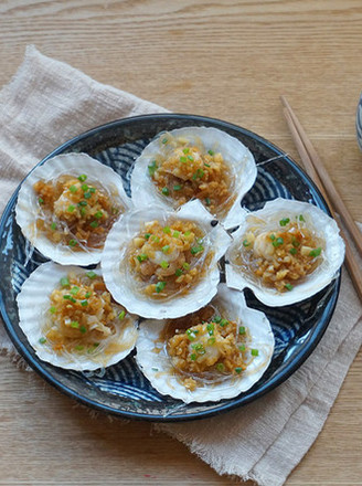 Steamed Scallops with Garlic Vermicelli recipe