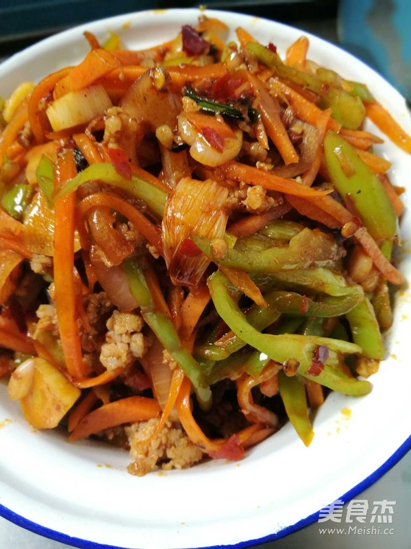 Fried Noodles with Pork and Egg Sauce recipe