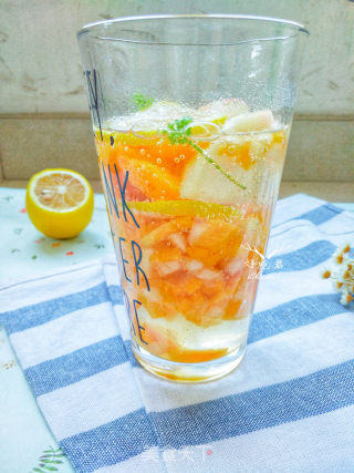 Peach Lemon Refreshing Drink recipe