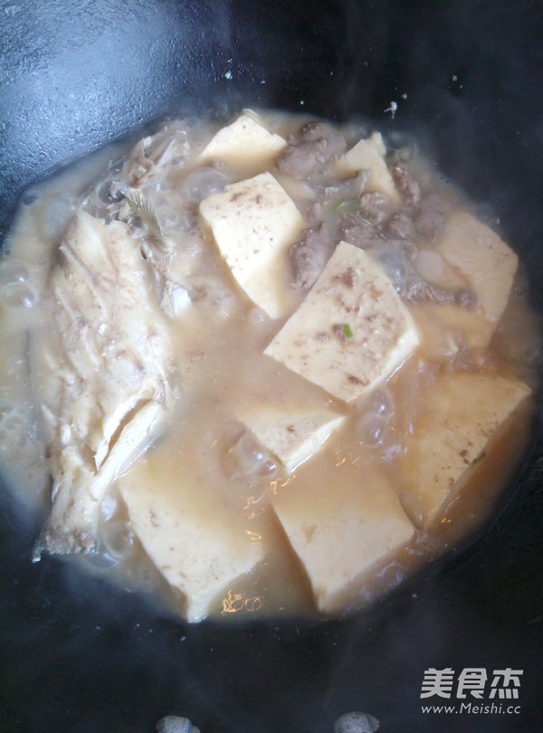 Fish Soup Stewed Tofu recipe