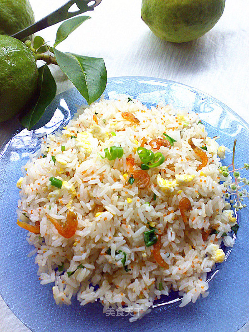 Fried Rice with Crab Shrimp and Egg recipe