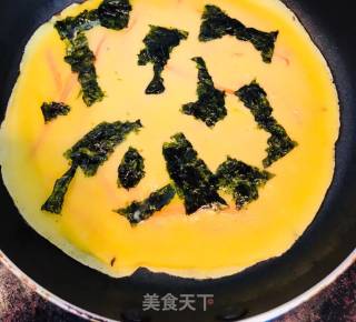 Seaweed Egg Pancake recipe