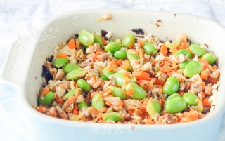 Baked Tofu with Shrimp Skin and Cheese recipe