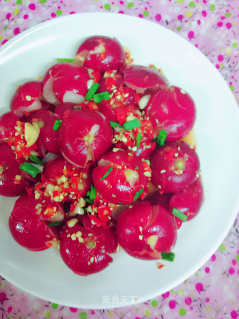 Sour and Spicy Cherry Radishes recipe