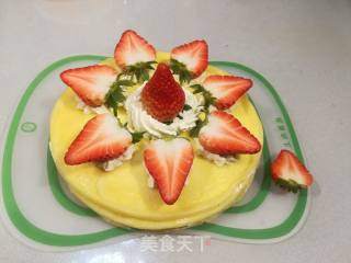 Strawberry Mille Cake recipe