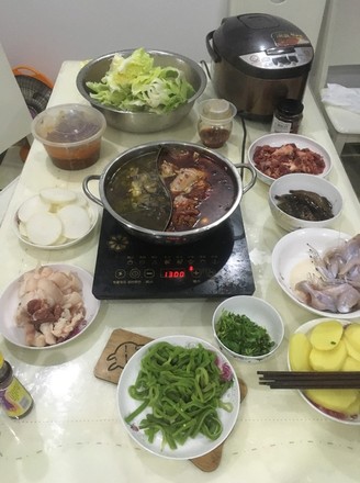 Chongqing Mandarin Duck Hot Pot recipe