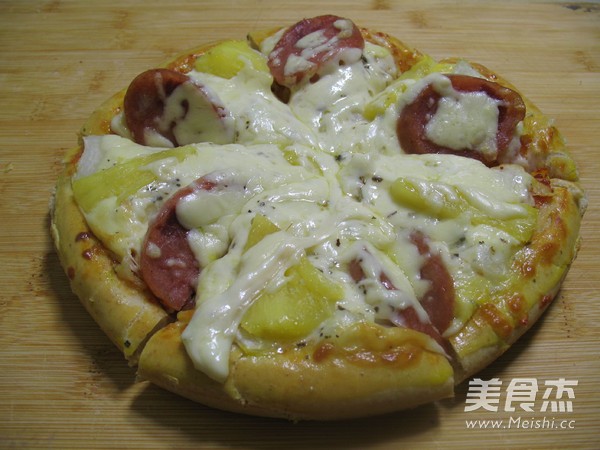 Sausage Pineapple Pizza recipe