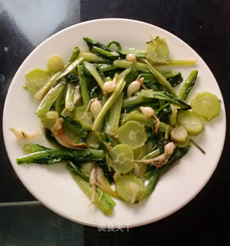 Stir-fried Lettuce with Garlic recipe