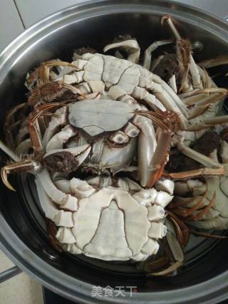 Steamed Hairy Crabs recipe