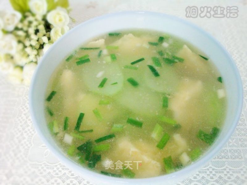 Cucumber and Egg Soup recipe