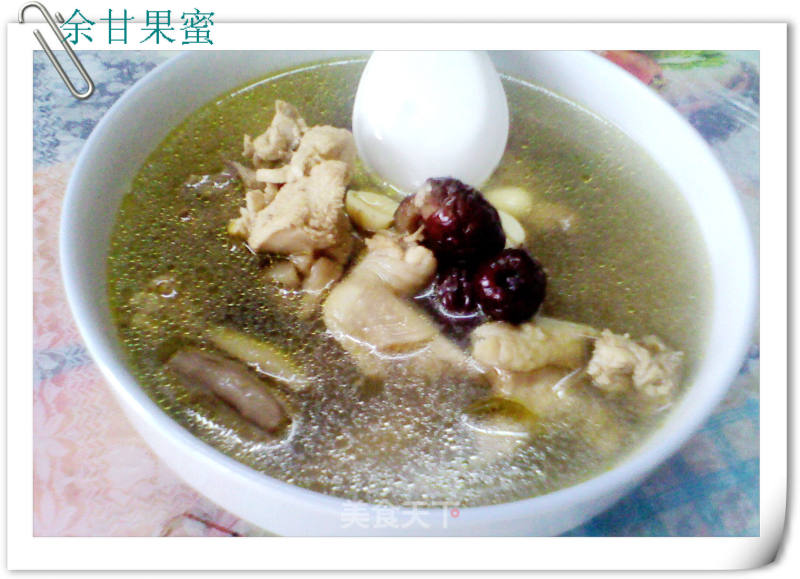 Stewed Chicken Soup with Red Dates and Lotus Seeds recipe