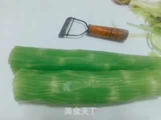 【guangdong】shredded Lettuce recipe