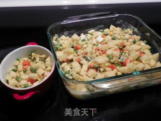 Rosemary Potato Corn Kernels-lazy Oven Dish recipe