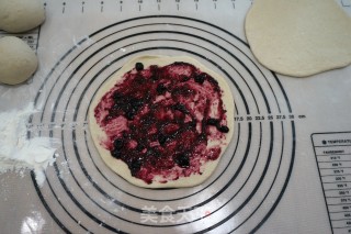 Buckwheat Fancy Buns with Blueberry Sauce recipe