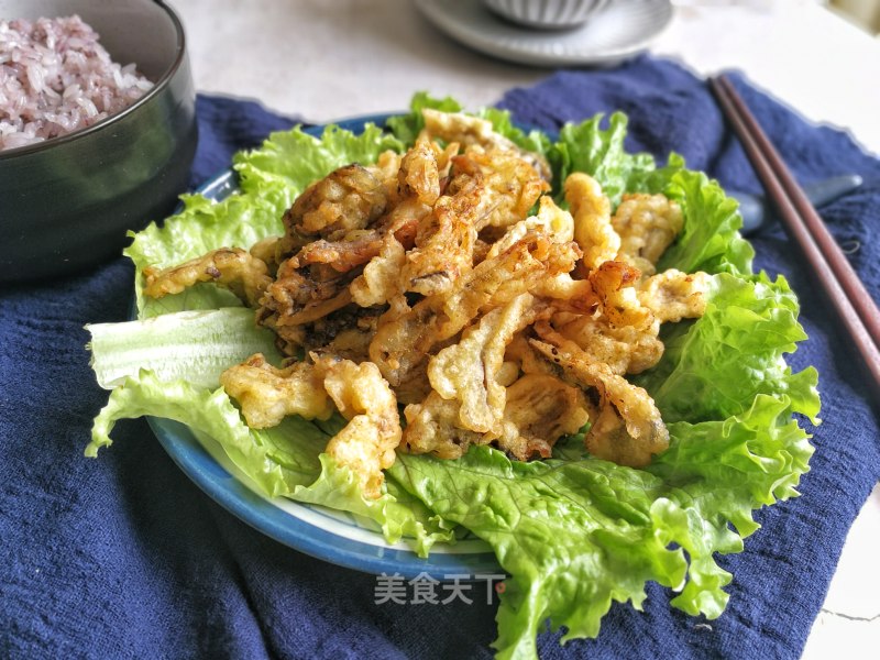 Soft Fried Fresh Mushrooms recipe