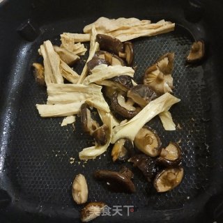 Braised Beancurd with Mushrooms recipe