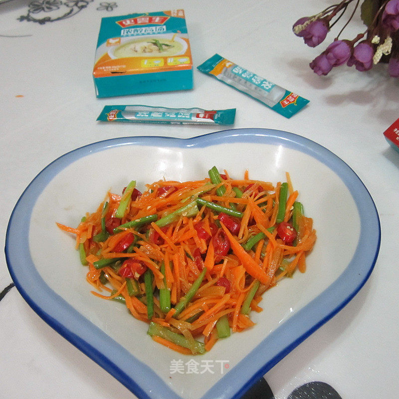 Celery and Carrot Shreds recipe