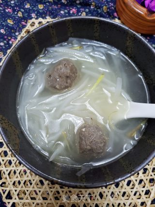 Radish Meatball Soup recipe