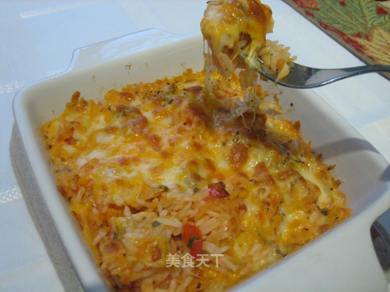 Sicilian Shrimp Baked Rice recipe