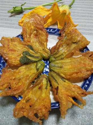 Crispy Fried Pumpkin Flower recipe