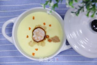Steamed Egg with Shrimp recipe