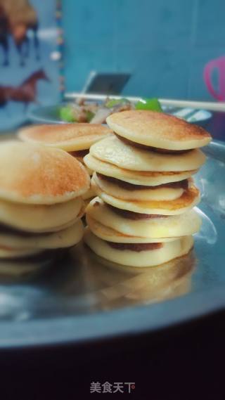 Baby Version Rice Grated Dorayaki recipe