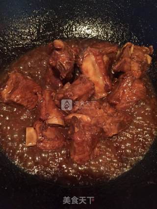 Braised Pork Ribs with Kidney Beans recipe