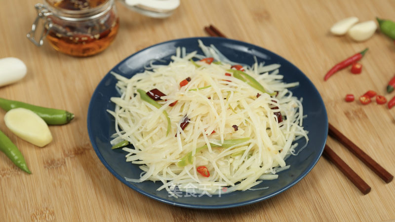 Hot and Sour Potato Shreds recipe