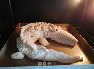 #aca烤明星大赛# Crocodile Bread Stuffed with Five Kernels recipe