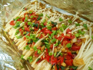 Tin Foil Enoki Mushroom recipe