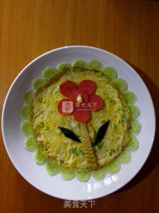 Omelette Flower recipe