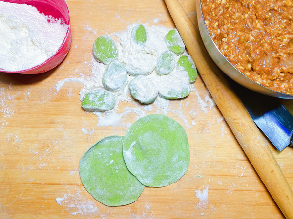 Baby Cabbage Dumplings Stuffed with Pork and Shrimp recipe