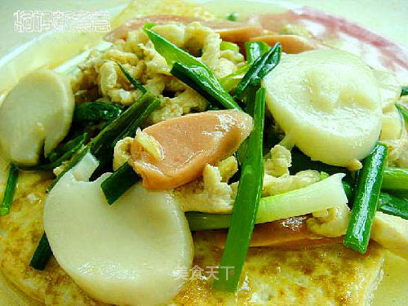 Stir-fried Tofu with Homemade Shredded Chicken recipe