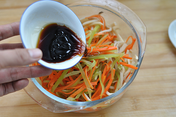 Pleurotus Eryngii Three Threads recipe