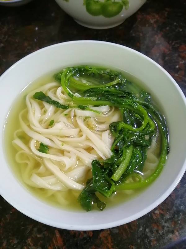 Simple and Delicious~~watercress Noodle Soup recipe