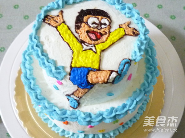 Nobita Birthday Cake recipe