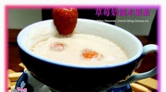 Strawberry Cream Fruit Tea recipe