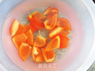 Assorted Fruits and Vegetables with Honey recipe